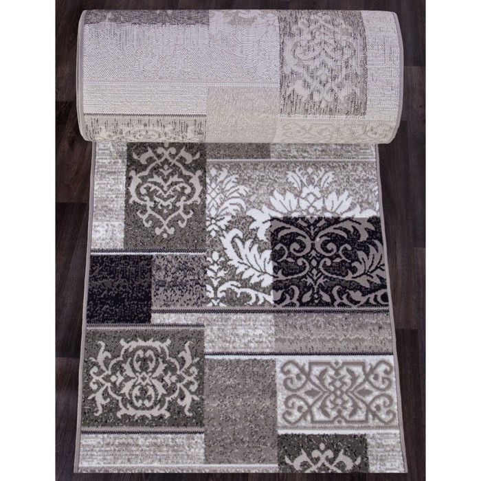 Ковровая дорожка Merinos Silver, размер 90x3000 см, цвет gray ковровая дорожка merinos silver размер 90x3000 см цвет gray