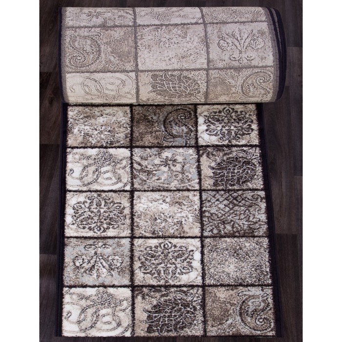 

Ковровая дорожка Merinos Valencia Deluxe, размер 200x2500 см, цвет brown