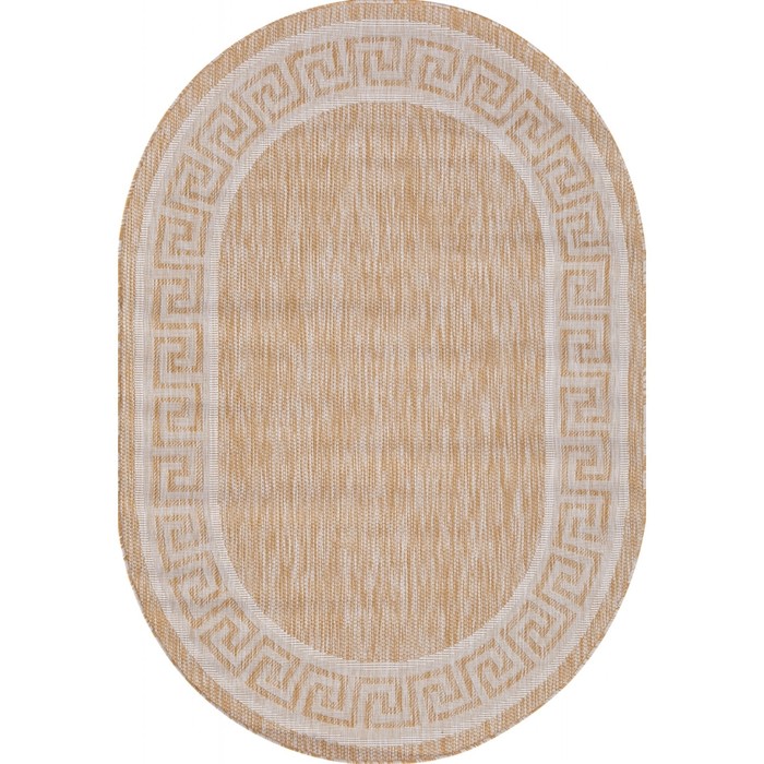 

Ковёр овальный Vegas S002, размер 100x200 см, цвет beige