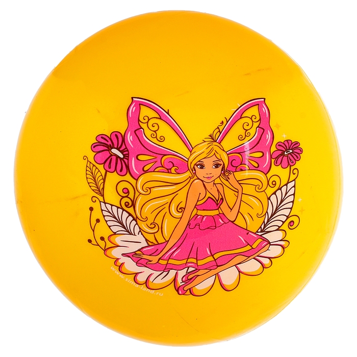 Мяч детский Маленькая фея 25 см, 70 гр МИКС