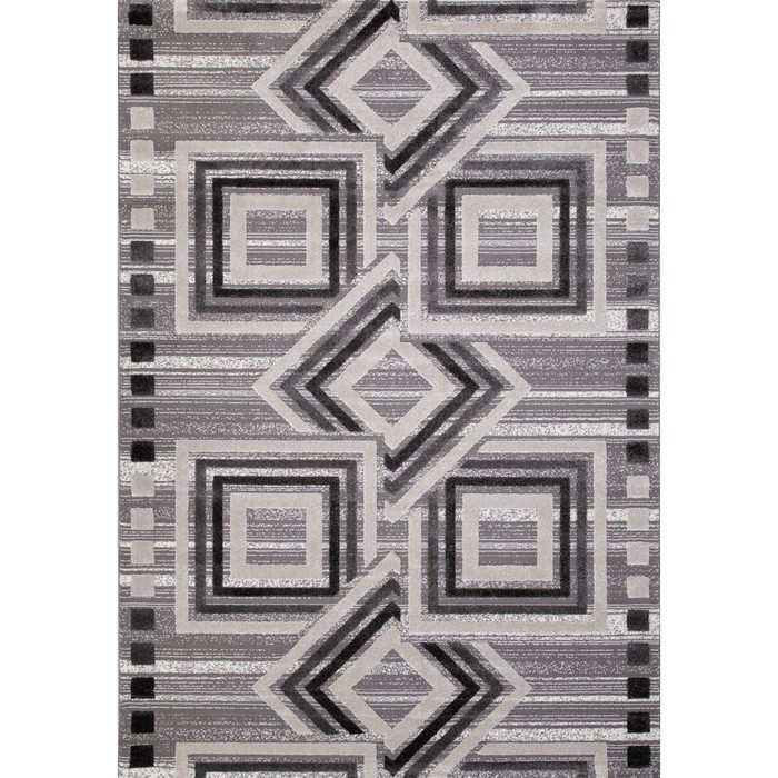 

Ковёр прямоугольный Efor Eclipse, размер 80x150 см, цвет white/d.gray