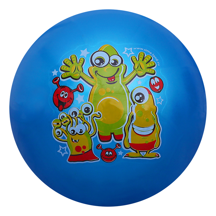 Мяч детский "Монстрики", 70 г, размер 20 см, цвета МИКС