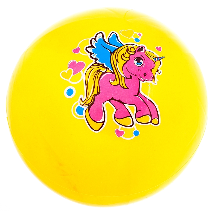 Мяч детский "Пони", 70 г, размер 20 см, цвета МИСК