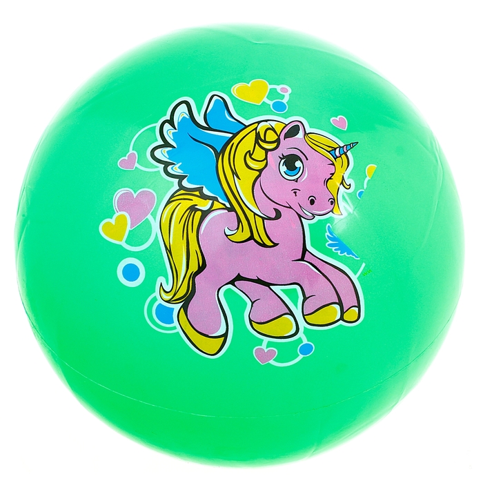 Мяч детский "Пони", 70 г, размер 20 см, цвета МИСК