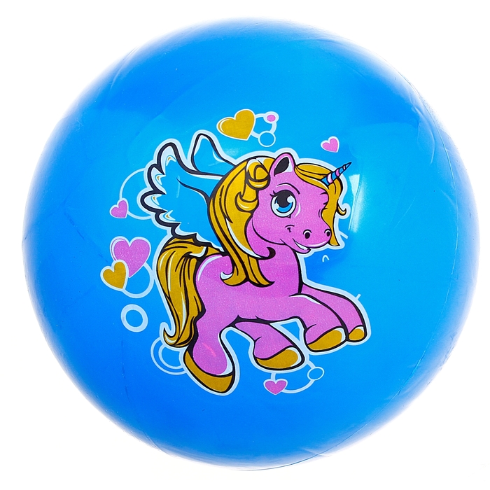 Мяч детский "Пони", 70 г, размер 20 см, цвета МИСК
