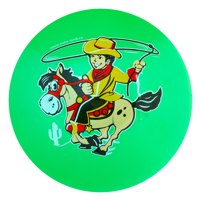 Мяч детский "Ковбой", 70 г, размер 20 см, цвета МИКС