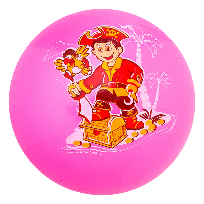 Мяч детский "Пират", 70 г, размер 20 см, цвета МИКС