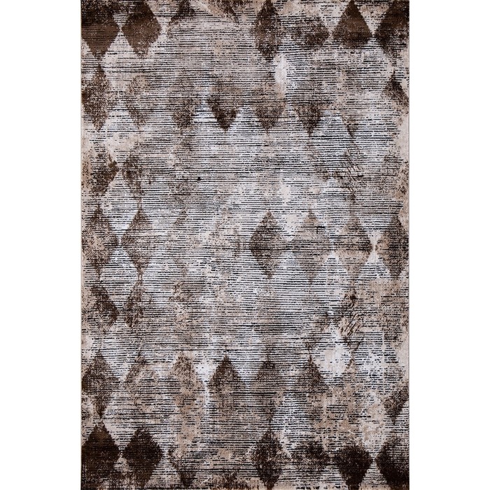 Ковёр прямоугольный Karmen Hali Panama, размер 195x290 см, цвет grey/brown ковёр прямоугольный karmen hali panama размер 195x290 см цвет grey brown