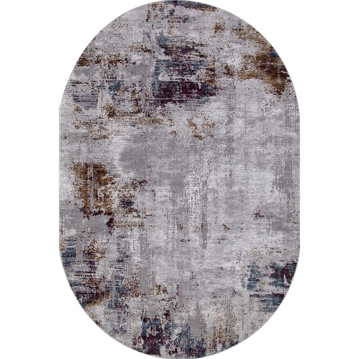 

Ковёр овальный Karmen Hali Quantum, размер 195x290 см, цвет grey/grey