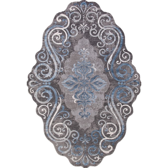 

Ковёр прямоугольный Karmen Hali Safir, размер 78x150 см, цвет blue/blue