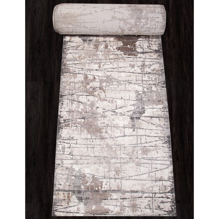 

Ковровая дорожка Karmen Hali Armina, размер 160x2500 см, цвет grey/brown