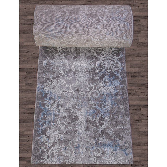 

Ковровая дорожка Karmen Hali Armina, размер 100x2500 см, цвет blue/blue