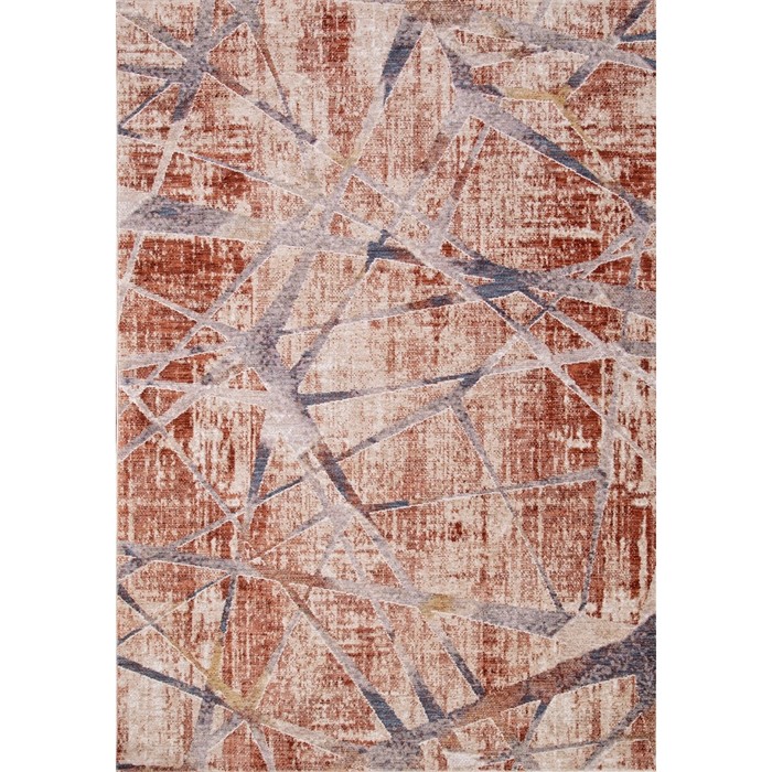 Ковёр прямоугольный Algan Zeus, размер 235x160 см, цвет vanila/brick