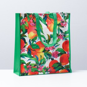 Сумка-шоппер 'Персики в цвету', 36 х39 х13 см Ош