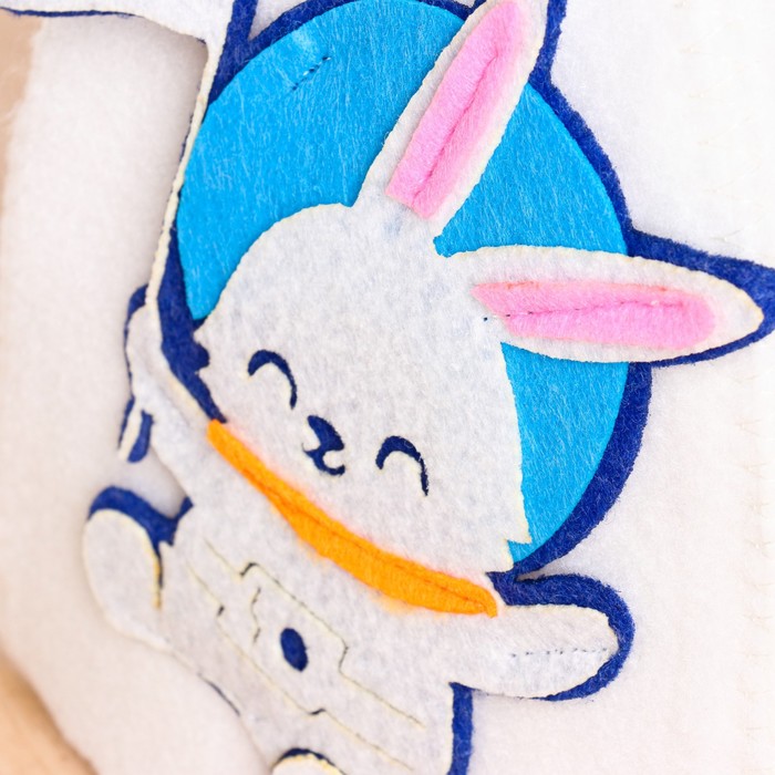 Шапка для бани с аппликацией "Покоритель Луны" 9272881