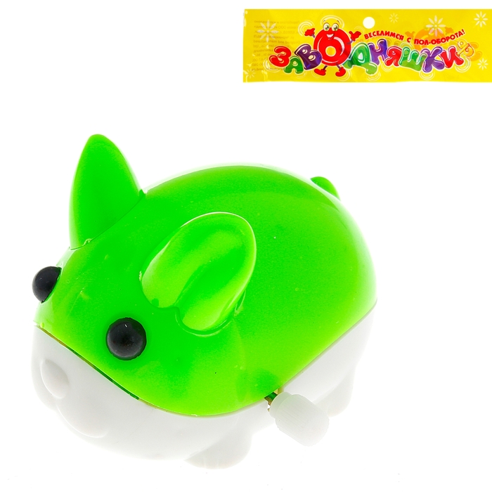 Игрушка заводная "Зверята", МИКС