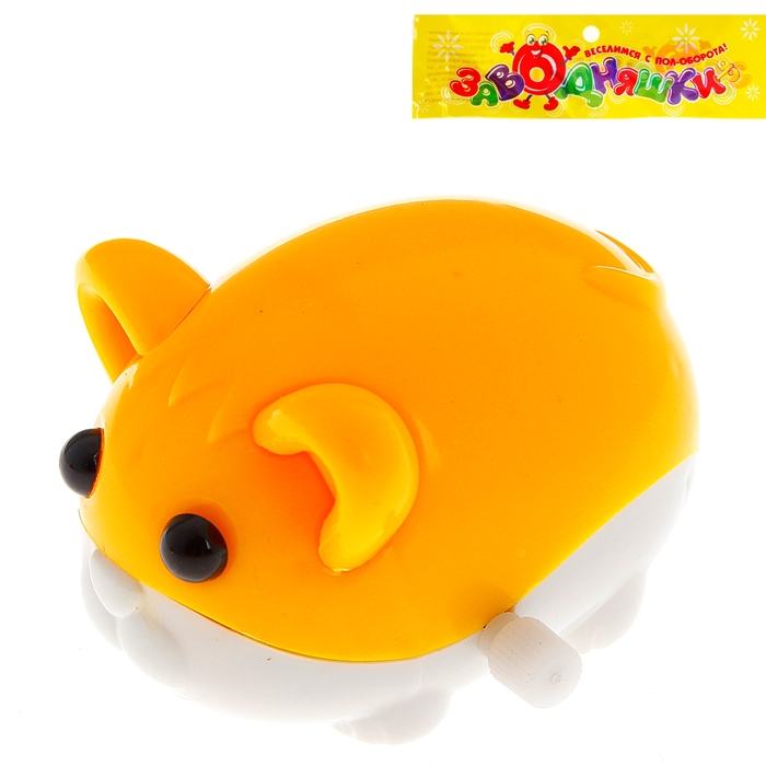 Игрушка заводная "Зверята", МИКС