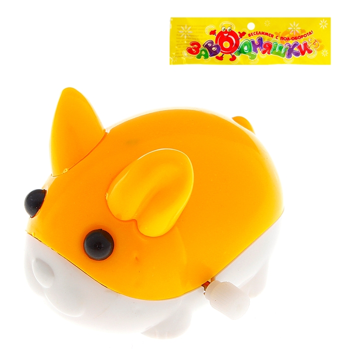 Игрушка заводная "Зверята", МИКС