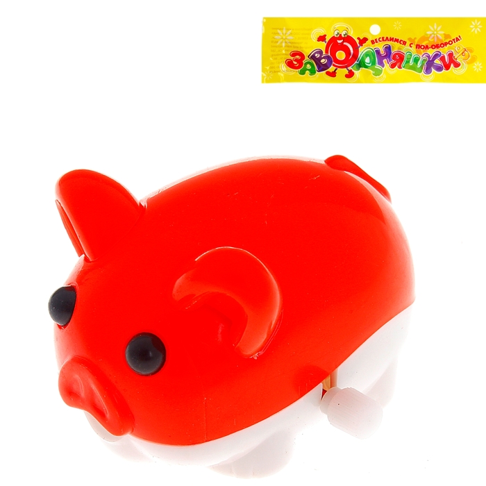 Игрушка заводная "Зверята", МИКС