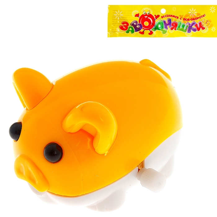 Игрушка заводная "Зверята", МИКС