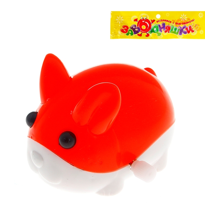 Игрушка заводная "Зверята", МИКС