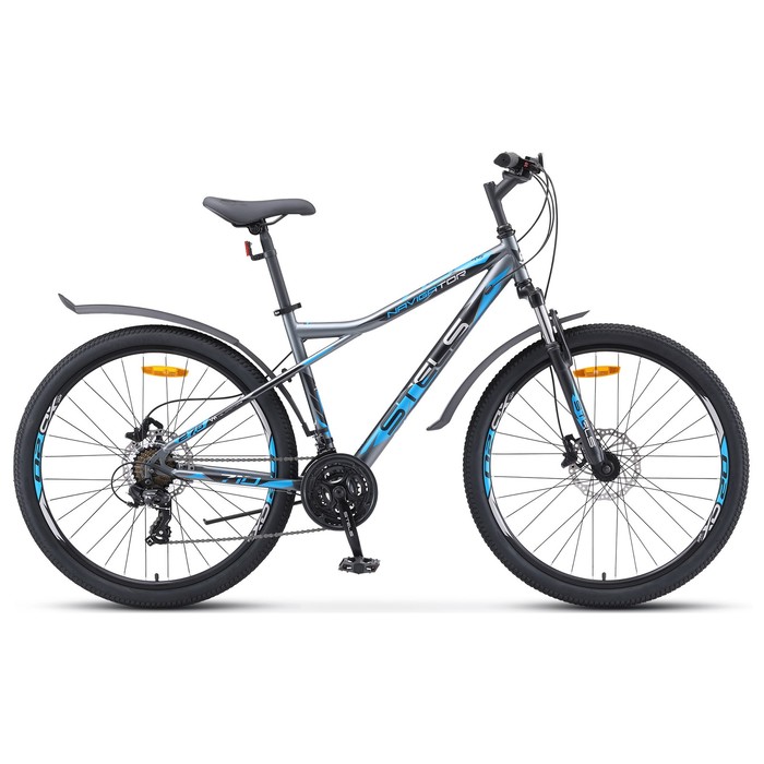 

Велосипед 27,5" Stels Navigator-710 D, V010, цвет серый/чёрный/серебристый, размер 16"