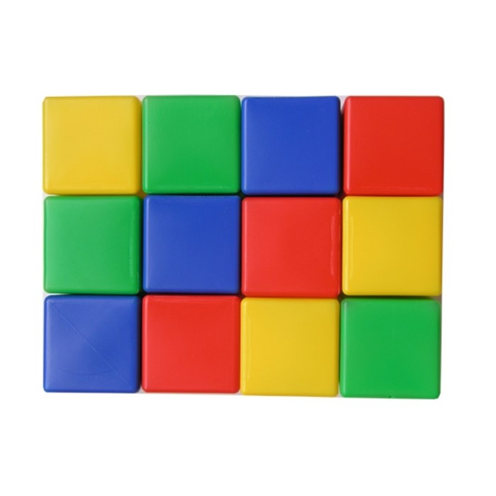 цена Набор кубиков, 12 элементов, 8 см