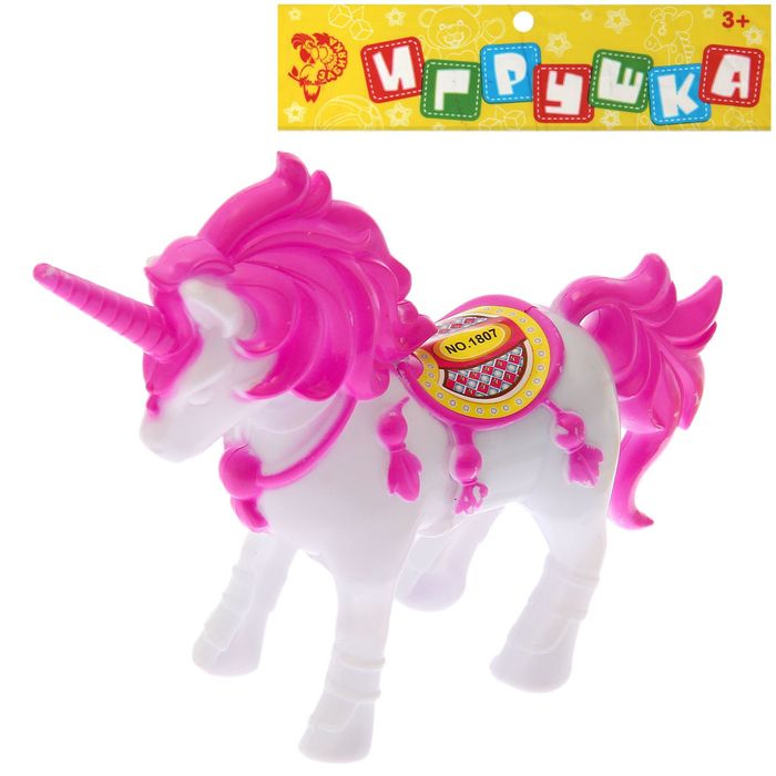 Игрушка заводная "Единорог", цвета МИКС