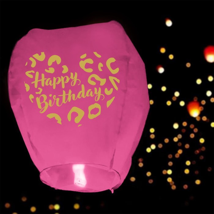 фото Фонарик желаний happy birthday, купол,розовый страна карнавалия