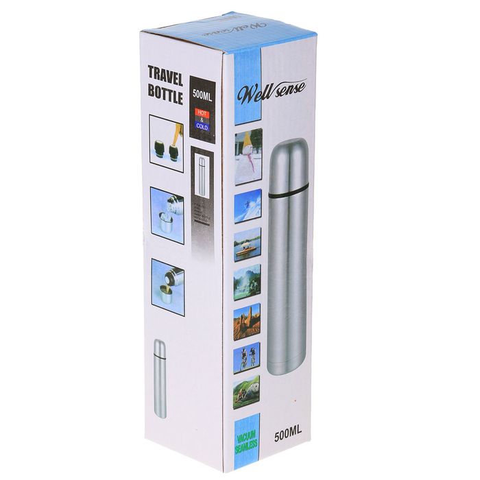 Термос гильза Briar, 500 мл, 1 кружка, красный