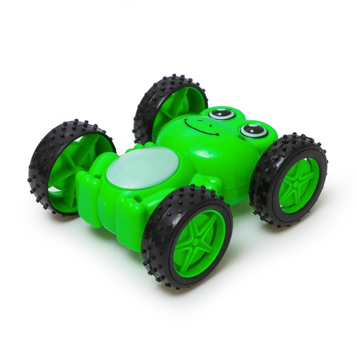 Машина инерционная «Перевертыш», цвет зелёный цена и фото