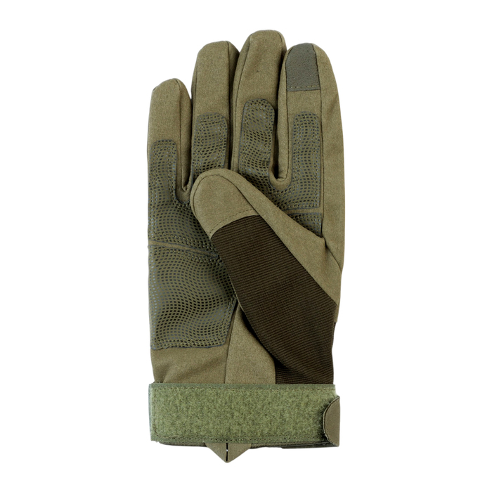фото Перчатки тактические "storm tactic", m, доп защита, олива