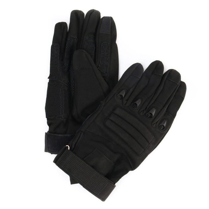 Перчатки тактические Storm tactic, L, доп защита, черные перчатки тактические storm tactic m ткань камуфляж