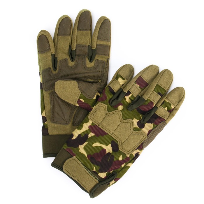 Перчатки тактические Storm tactic, L, камуфляж перчатки тактические storm tactic l доп защита пальцев микс зелёные