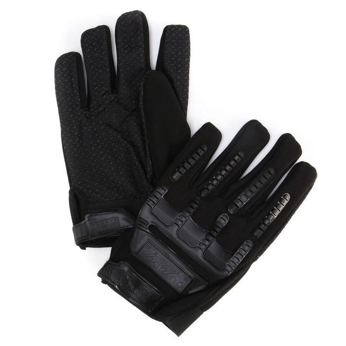 Перчатки тактические Storm tactic, XL, вставки пластик, черные перчатки тактические storm tactic l камуфляж