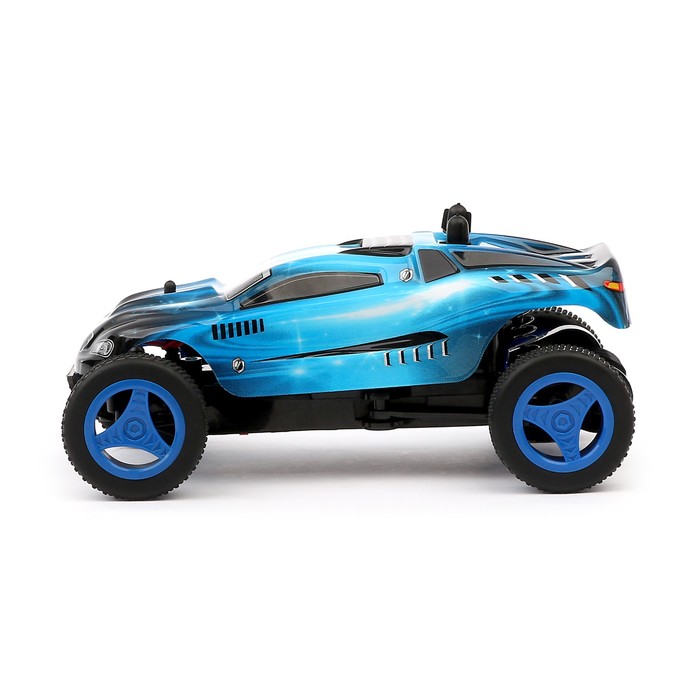 Машина радиоуправляемая "Багги", работает от батареек, цвета МИКС