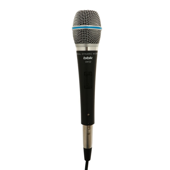 Микрофон BBK CM132, разъем 6.3, 5м, серый