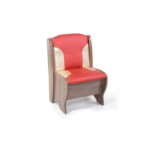 

Скамья Лотос 550х500х840 Ясень тёмный/С.112 - С.101