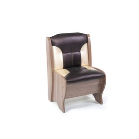 

Скамья Лотос 550х500х840 Ясень тёмный/С.221 - С.101