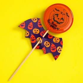 

Леденец с печатью Happy Halloween, вкус: апельсин, 45 г.