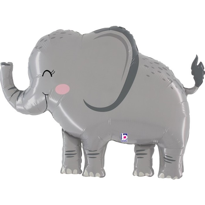 Шар фольгированный 44'' «Слонёнок», фигура, 1 шт. шар фольгированный 46 робот мегамен фигура 1 шт