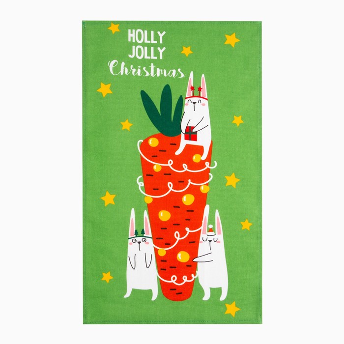 

Полотенце Доляна Holly jolly 35х60 см, 100% хлопок, 160 г/м2