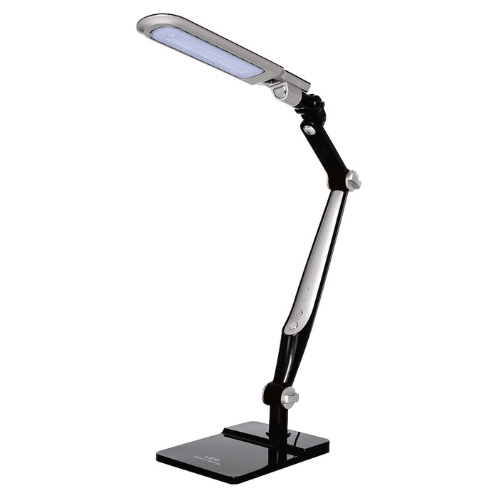 Настольная BL1207 BLACK, LED 1x10Вт 3000-6000K, 500лм, цвет чёрный, серебро