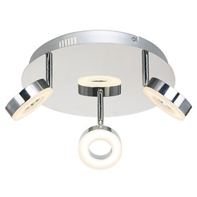 

Светильник G61122/3A CR, LED 3x6Вт 4000K, 1170лм, цвет хром
