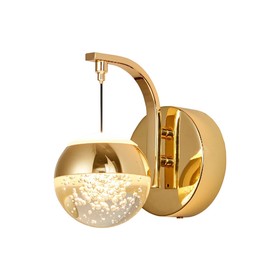 

Светильник G61365/1wGD CL+GD, LED 1x5Вт 3300K, 190лм, цвет золото