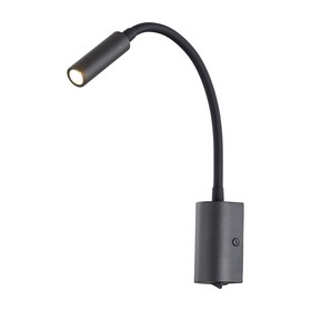 

Светильник G62160/1wBK, LED 1x3Вт 3200K, 180лм, цвет черный