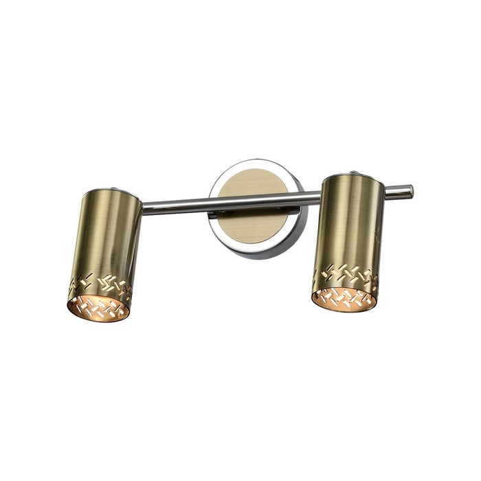 

Спот G81056/2wCR+AB AB, GU10 2x50Вт, цвет хром, бронза