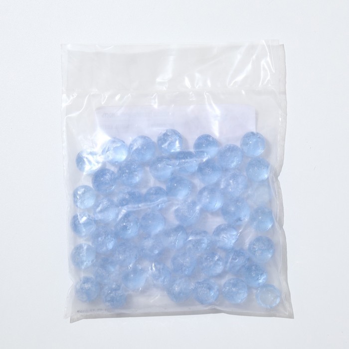фото Стеклянные шарики (эрклез) "рдн", фр 20 мм, голубые, 0,5 кг рецепты дедушки никиты
