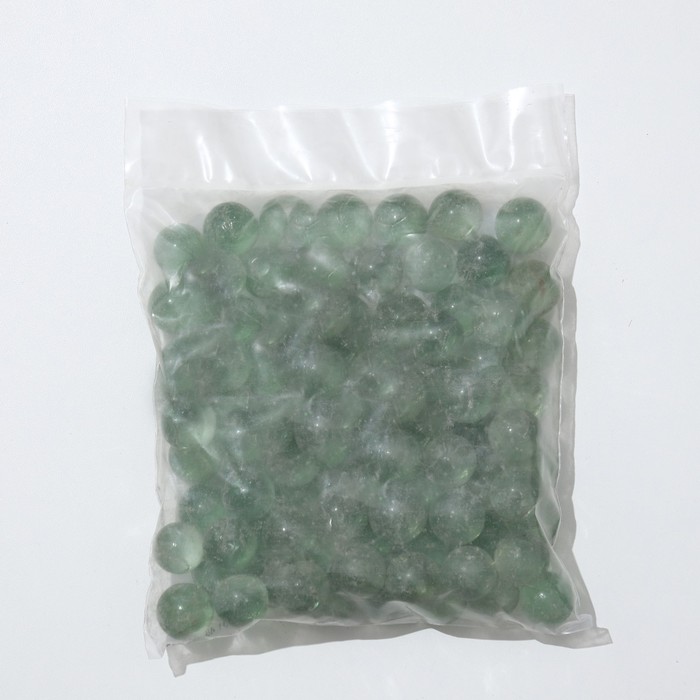 фото Стеклянные шарики (эрклез) "рецепты дедушки никиты", фр 20 мм, светло-зеленые, 1 кг