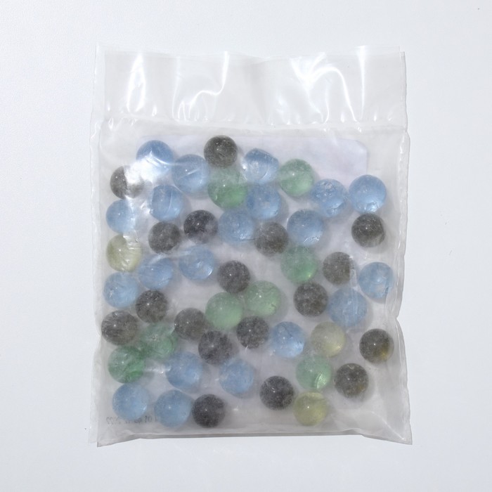 фото Стеклянные шарики (эрклез) "рецепты дедушки никиты", фр 20 мм, смешанные, 0,5 кг